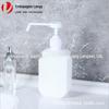 Frasco de álcool em gel para mãos sem enxágue 500ml frasco spray com haste longa frasco de gel desinfetante frasco de loção PE frasco de gel de banho