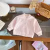 [En Stock] Cw262529 Chaqueta para Niños 2026 Nuevo Producto de Primavera Dibujos Animados Uniforme de Béisbol para Bebé Chaqueta para Niñas