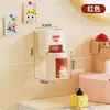 Soporte para cepillos de dientes de modelo nuevo de 26 años para baño del hogar, Familia de cuatro, Vaso para enjuague bucal de succión magnética Dopamina, Estante para cepillos de dientes