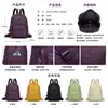 Mochila Casual de Color Sólido de Alta Apariencia, Nueva Tendencia Estilo Coreano, Bolso de Pecho Multifuncional Tres en Uno para Mujer, Bolso Ligero de Doble Hombro