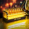 Cubo de Hielo Luminoso Bar Ktv Habitación Privada Led Engrosado Cubo de Cerveza Recargable Cubo de Champán Creativo Cubo de Hielo de Diamante