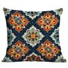 Funda de almohada estampada estilo bordado de imitación estilo nacional bohemio transfronteriza funda de almohada para el hogar al por mayor