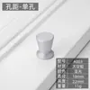 Mueble de Armario con Cajón de Mesita de Noche Minimalista Moderno Puerta de Gabinete Manija Redonda de un Solo Agujero Aleación de Aluminio Espacial Manija Pequeña