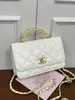 Bolso Acolchado Transfronterizo 2026 Nuevo Estilo Cadena de Moda Inspirado en Chanel Bolso de Hombro Caviar Bolso Cruzado Bolso de Mujer