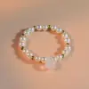 Pulsera Versátil de Perlas de Imitación, Accesorios Dulces y Lindos Multicolor, Joyería para Mujer, Regalos de Vacaciones a Juego