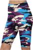 Pantalones de Ciclismo Estampados de Cinco Puntos Transfronterizos Elásticos Ajustados Yoga Shorts de Seguridad Estampado de Leopardo Europeos y Americanos Tallas Grandes Leggings para Mujer