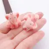 Pingente Fofo de Elefante Flocado 3D Chaveiro Artesanal DIY Pingente para Corrente de Celular Bolsa Acessório de Carro