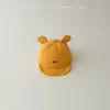 Gorro de Bebé Primavera y Otoño Ala Suave Gorra de Pico Estilo Coreano Oso Bordado Gorra de Béisbol Infantil y Pequeño Lindo Versátil Gorra de Protección Solar