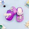 Calzado de Exterior Fresco Brillante Suela Gruesa Antideslizante Luminoso Zapatos de Cueva Dibujos Animados Doble Oso Blanco Moda Zapatillas Baotou