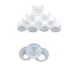 Frasco de Vidro Hexagonal para Boca de Seda Frasco Volátil para Perfume de Carro Frasco de Aromaterapia de Vime Sem Fogo Frasco Vazio Decoração para Casa