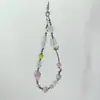 Colgante de Tulipán Cadena Fresca para Teléfono Móvil Pulsera Hecha a Mano con Cuentas Cadena Colgante para Auriculares Polaroid Cordón para Teléfono Móvil