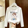 Camiseta Base Estilo Coreano para Bebés y Niños Pequeños, Moda Algodón Puro, Estilo Delgado Primavera y Otoño, Versátil y Atractiva, Ropa Infantil, Camiseta de Manga Larga para Niños