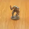 Soldado bioquímico de cobre vintage sólido com aparência desgastada, modelo de crise, peças de xadrez de jogo de tabuleiro operado manualmente, ornamentos, brinquedos para meninos