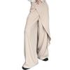 Pantalones de Pierna Ancha de Cintura Alta Talla Grande Jin Bukang Estilo Retro de Nicho Yaoji Yamamoto Diseño de Costura con Pliegues Laterales Caída
