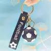 Llavero Colgante de Fútbol Tridimensional Simulado de PVC Serie Deportiva Copa del Mundo Souvenirs de Club de Fútbol