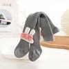 Pantis para niños Primavera y Otoño Conejo de dibujos animados Grosor medio Ropa exterior Tejido Calcetines de bebé para pie de bebé Pantimedias para niños