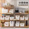 Caixa de armazenamento de mesa com tampa para itens diversos, lanches, cosméticos; caixa organizadora de cozinha; caixa organizadora para gaveta e guarda-roupa