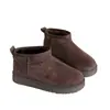 Botas de nieve de felpa de moda estilo coreano para mujer, botines con forro de polar estilo noreste a la moda, nueva colección de invierno 2026, botas de algodón engrosadas y cálidas