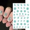 Stickers de Uñas Calientes Transfronterizos Verano Celebridad de Internet Halo Degradado Amor Estrella Adhesivos para Uñas Stickers para Uñas Lote Mixto