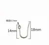 Accesorios de Gancho para Oreja de Acero Inoxidable 316, Componentes Sencillos para Joyería DIY, Estilos Básicos de Gancho para Oreja, Múltiples Tipos en Stock