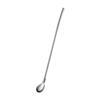 Aço inoxidável criativo 304 Suction Pipe Spoon integrado Dual-purpose Suco de suco de chá de leite forrado palha doméstica mistura colher pequena