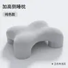Almohada para dormir de lado con brazo extendido diseño de estructura hueca colocación de lado del brazo reduce la sensación de presión cuerpo de la almohada soporta cabeza y cuello amigable con la piel