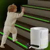 Cinta Luminosa Transparente Antideslizante de Peva para Escaleras de Baño, Brilla en la Oscuridad, Impermeable, No Daña los Azulejos, No Deja Residuos