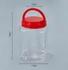 Botellas de Plástico para Mascotas de Grado Alimenticio, Botellas Vacías, Envases Portátiles para Frutos Secos, Botellas Transparentes para Miel, Frascos de Almacenamiento de Plástico Sellados al por Mayor