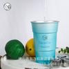 Vasos de Aluminio Escalonados que Cambian de Color, Reutilizables para Fiestas de Camping al Aire Libre, Vasos de Aluminio con Opción de Impresión de Logo, Ecológicos y Portátiles