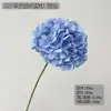 Fabricante de Flores Artificiais para Casamento Hortênsia de Cabeça Única Sem Folhas 117 Pétalas Material de Seda Pronto para Entrega