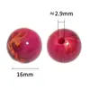 Nuevo Estilo Manchado Estilo Antiguo Pintura de Laca Dorada Cuentas Acrílicas Bolígrafo de Cuentas DIY Cadena para Teléfono Móvil Collar Accesorios de Joyería Cuentas Sueltas