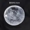Disco de Cristal Branco Cristal Natural, Pedra Bruta de Cristal Amarelo, Base Polida para Bola de Cristal, Suporte de Exibição, Venda por Atacado de Enfeites de Cristal