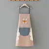 Atacado Novo Estilo Roupa de Trabalho Impermeável e à Prova de Óleo para Cozinhar para Mulheres, Avental para Cozinha Doméstica, Avental Espessado para Catering Doméstico