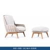 Villa Jardín Sofá Silla Combinación Elegante Teca Muebles de Patio Balcón Ocio Silla de Ratán Impermeable Protector Solar Sofá Silla