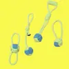 Juguete para Perro Juguete de Nudo de Algodón Juguete para Mascota Resistente a la Mordida Resistente al Desgaste Entrenamiento Interactivo Juguete para Perro Pequeño y Mediano