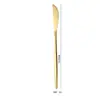 Cuchillo, Tenedor y Cuchara de Acero Inoxidable Mate Portugués Western Cuchillo y Tenedor para Bistec Tenedor para Postre Juego de Regalo de Vajilla Amazon