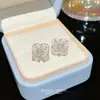 Pendientes de Botón de Flor Delicados y Versátiles de Plata S925 para Mujer, Pendientes de Perla de Lujo de Gama Alta, Accesorios para Orejas de Moda y Elegantes