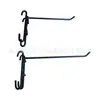 Estante de tablero con agujero para gancho integrado para etiqueta de precio de doble polo del fabricante gancho de metal para joyería de supermercado