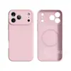 Capa de Silicone Líquido para iPhone 18 Pro Max Cobertura Total Anti-Queda Botões Integrados Câmera IA Capa Protetora Apple