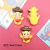 Color gelatina oso de dibujos animados tigre cachorro accesorios de resina diy pegamento de crema funda de teléfono tocado pasador pegatinas decorativas
