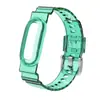 Pulseira de Relógio Fitbit Air de Gelatina Transparente Cor Glacier Pulseira de Pulso Integrada em TPU