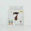 Venta al por mayor estilo INS comercio electrónico transfronterizo 16 pulgadas Exquisitamente empaquetado digital empaque individual de tarjeta de papel globos de papel de aluminio, versión delgada americana