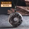 Collar con Colgante de Hebilla de la Paz de Obsidiana Hielo Signo del Zodíaco para Hombre Collar para Mujer Año del Zodíaco Tigre Colgante Patronus