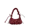 Bolso Nuevo Plegado Nube para Mujer Nuevo Pequeño Diseño de Nicho Moderno Bolso de Hombro Único Bolso Dumpling Estilo Coreano Bolso de Axila