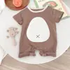 2025 Ropa Nueva de Otoño para Bebé Estilo Ins Mono para Bebé Mono de Gateo Lindo de Dibujos Animados para Salir 0
