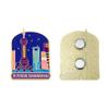 Pegatinas magnéticas para refrigerador, recuerdo turístico de Shanghái, Wen Chuang, Perla Oriental Magnética, Bund Yuyuan, alrededor del edificio Wukang
