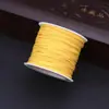 Hilo de algodón frotado a mano 20 m diy tejido hilo satinado multicolor dorado y plateado accesorios de cordón para pulsera collar