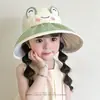 Sombrero de Sol de Verano con Ala Ancha para Niños y Niñas, Sombrero de Sol Anti-UV con Parte Superior Vacía, Sombrero de Sol Delgado para Bebé
