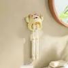 Suporte de Escova de Dentes Criativo de Urso Montado na Parede Sem Perfuração Impermeável Copo de Dente de Banheiro Armazenamento de Pasta de Dente Urso Rack de Armazenamento de Artigos de Higiene Pessoal