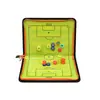 Pizarra táctica de baloncesto con cremallera, equipo de entrenamiento, pizarra blanca magnética para escribir y borrar, pizarra de instrucciones, cuaderno táctico